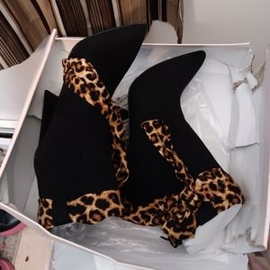 All Filled Up Scarf Detail Bootie